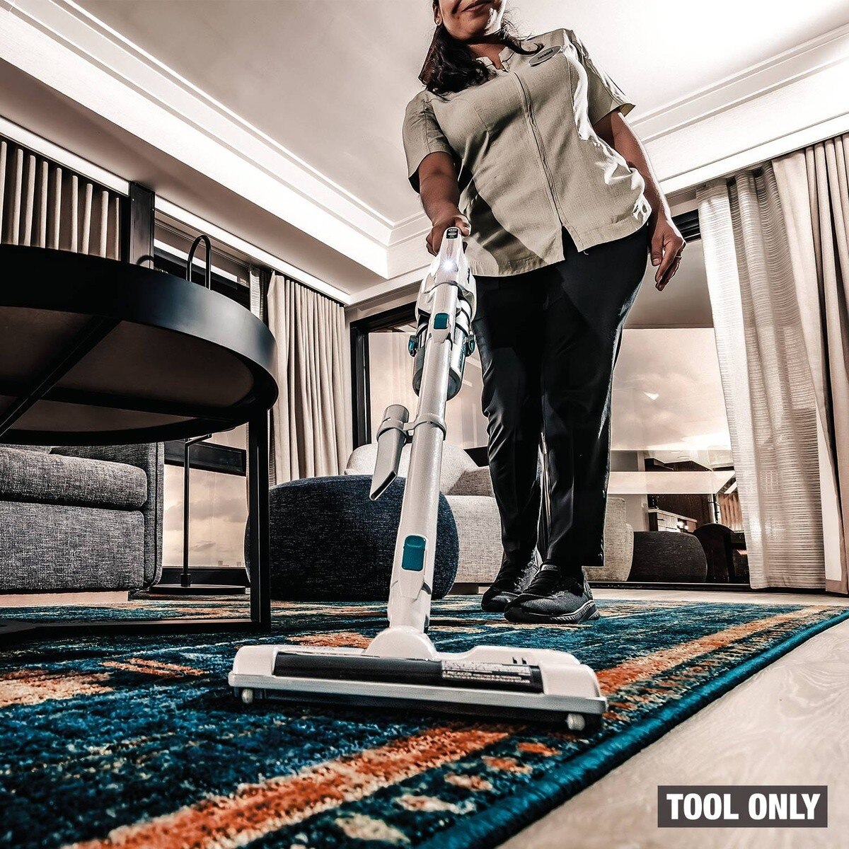 Makita GLC04Z 40V Max XGT Brushless Cordless Cyclonic Stick Vacuum with Power Brush Head (Tool Only) - 11