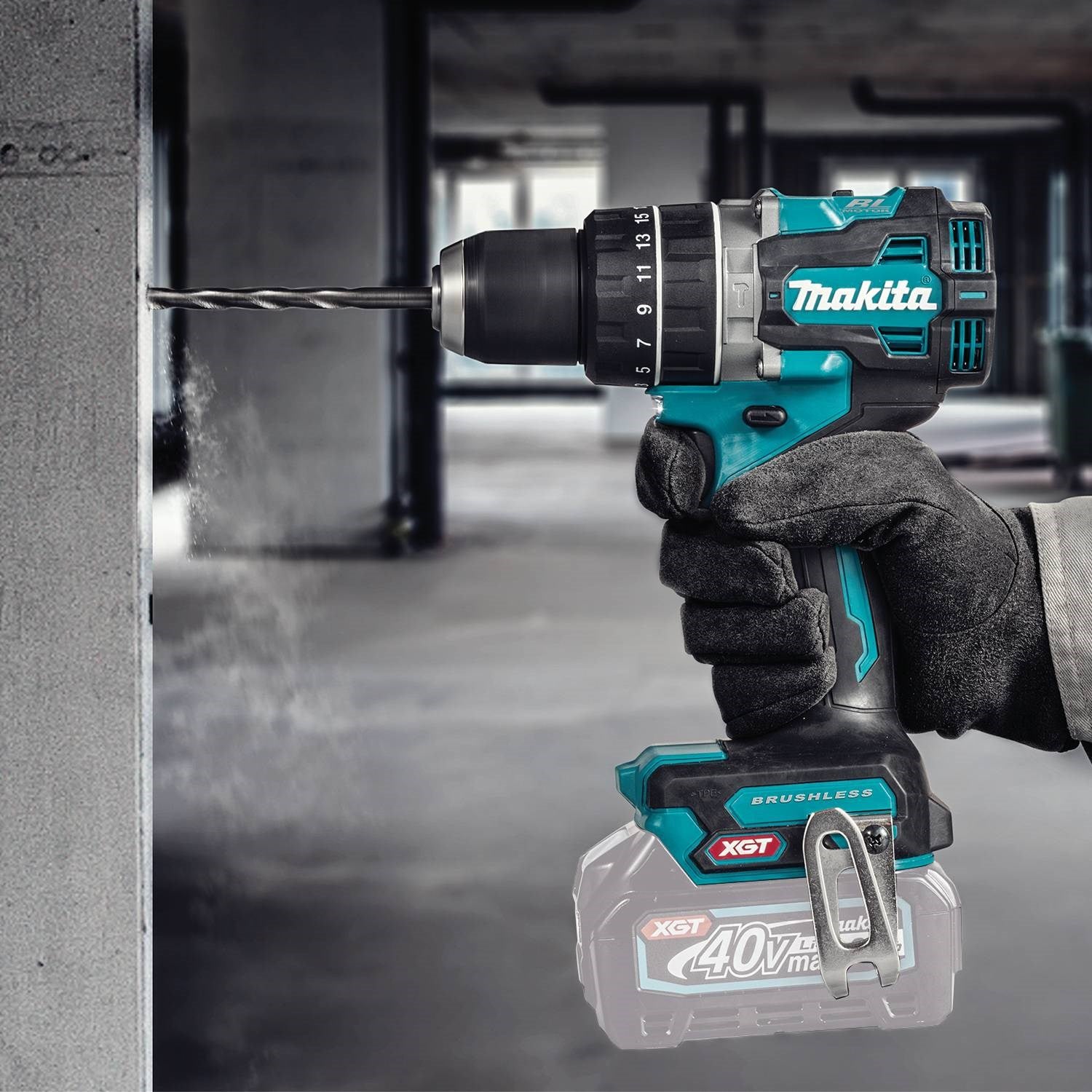 Makita GPH02Z 40V max XGT® Compact 1/2" Hammer Driver-Drill, Tool Only - 5