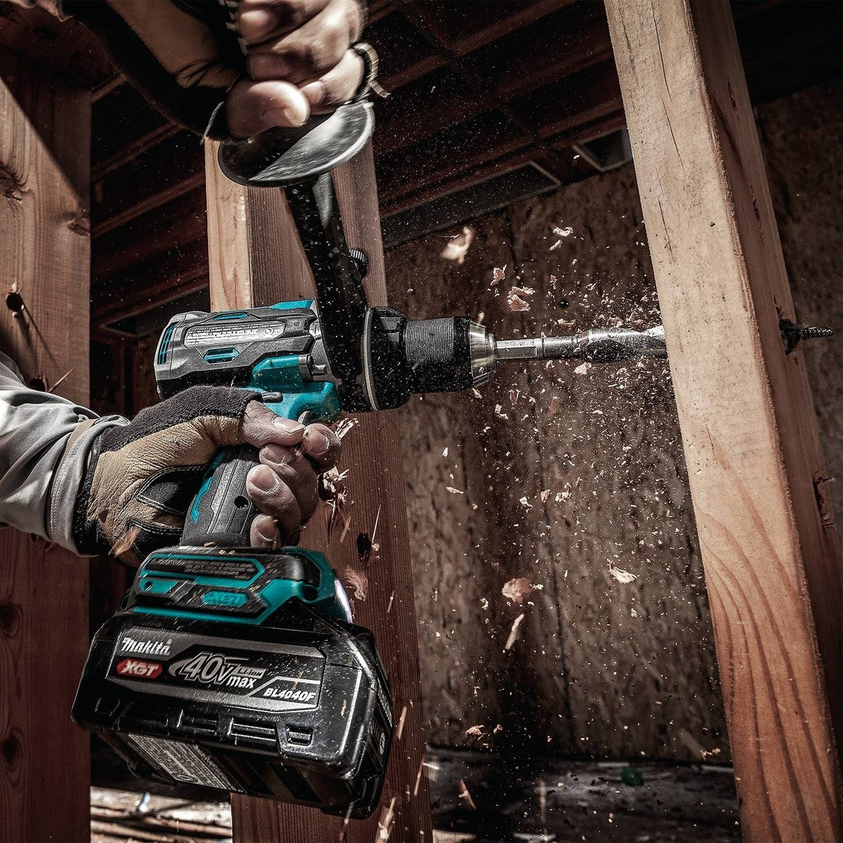 Makita GPH03SU1 40V max XGT Brushless Cordless 3-Speed 1/2" Hammer Driver-Drill Kit (4.0Ah Battery) - 18