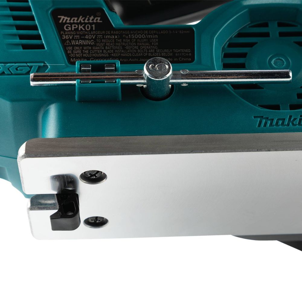 Makita GPK01M1 40V max XGT Brushless Cordless 3-1/4" Planer Kit, AWS Capable (4.0Ah) - 6