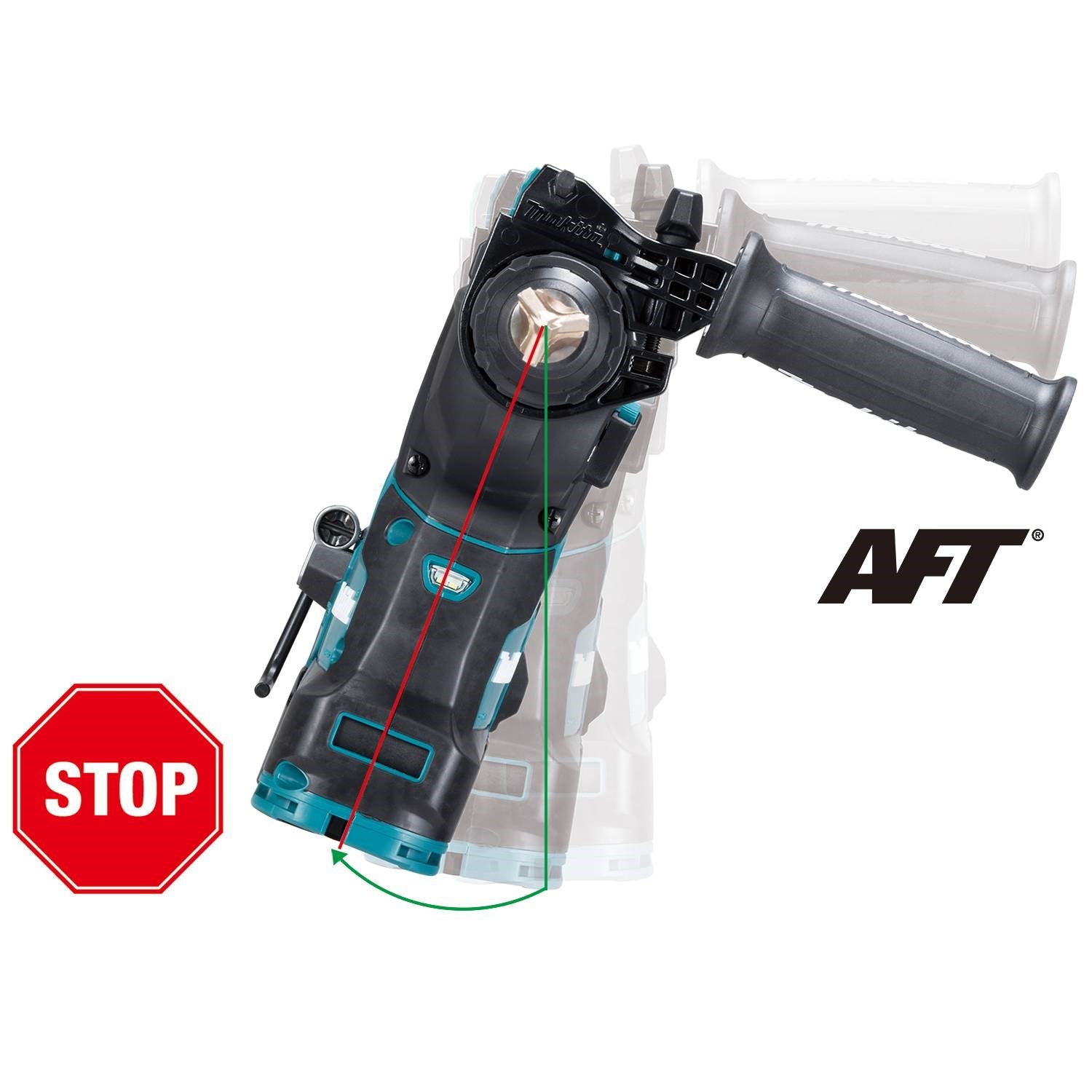 Makita GRH01M1 40V max XGT® 1-1/8" AVT® Rotary Hammer Kit - 5