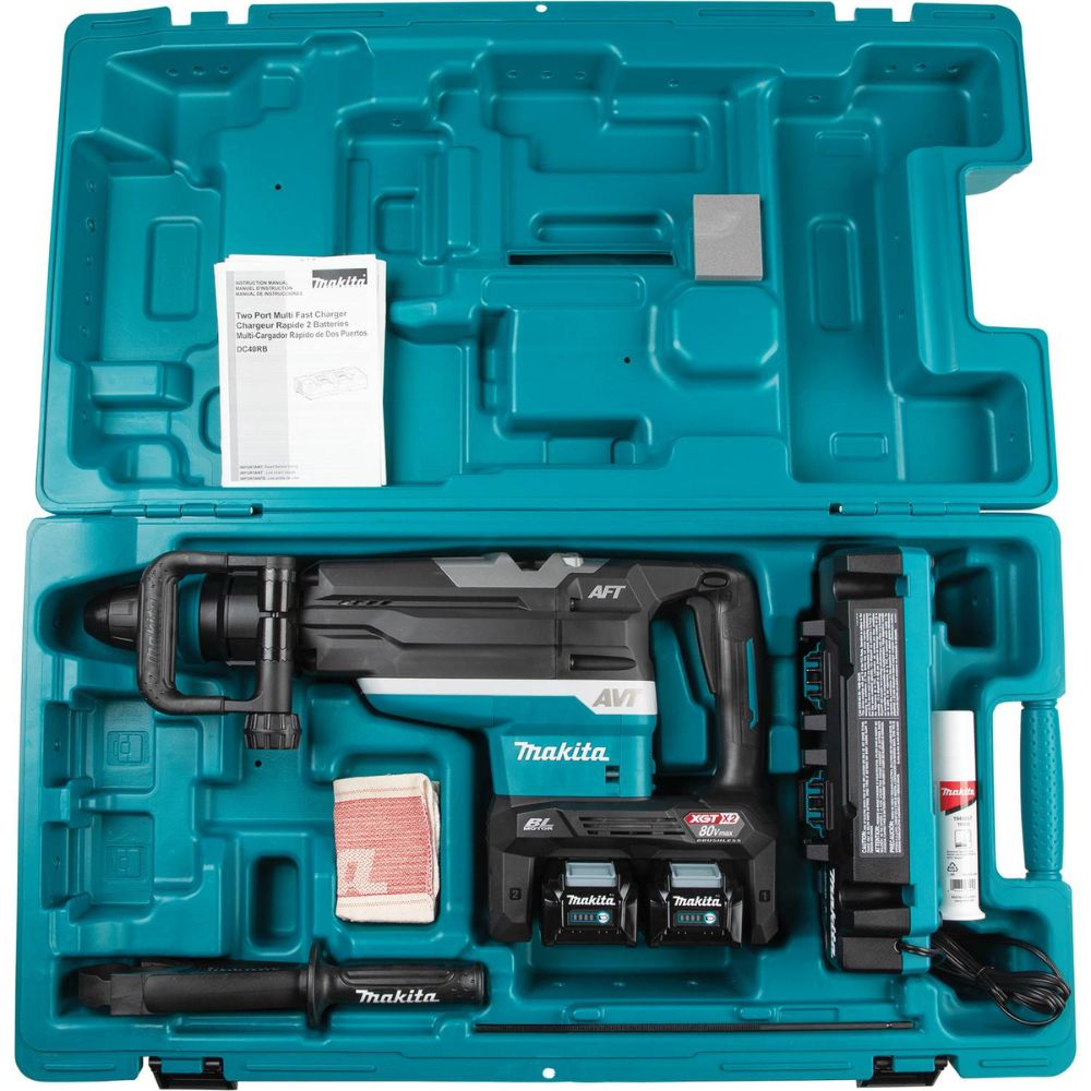 Makita GRH06PM 80V max (40V max X2) XGT 2" AVT® Rotary Hammer Kit - 22