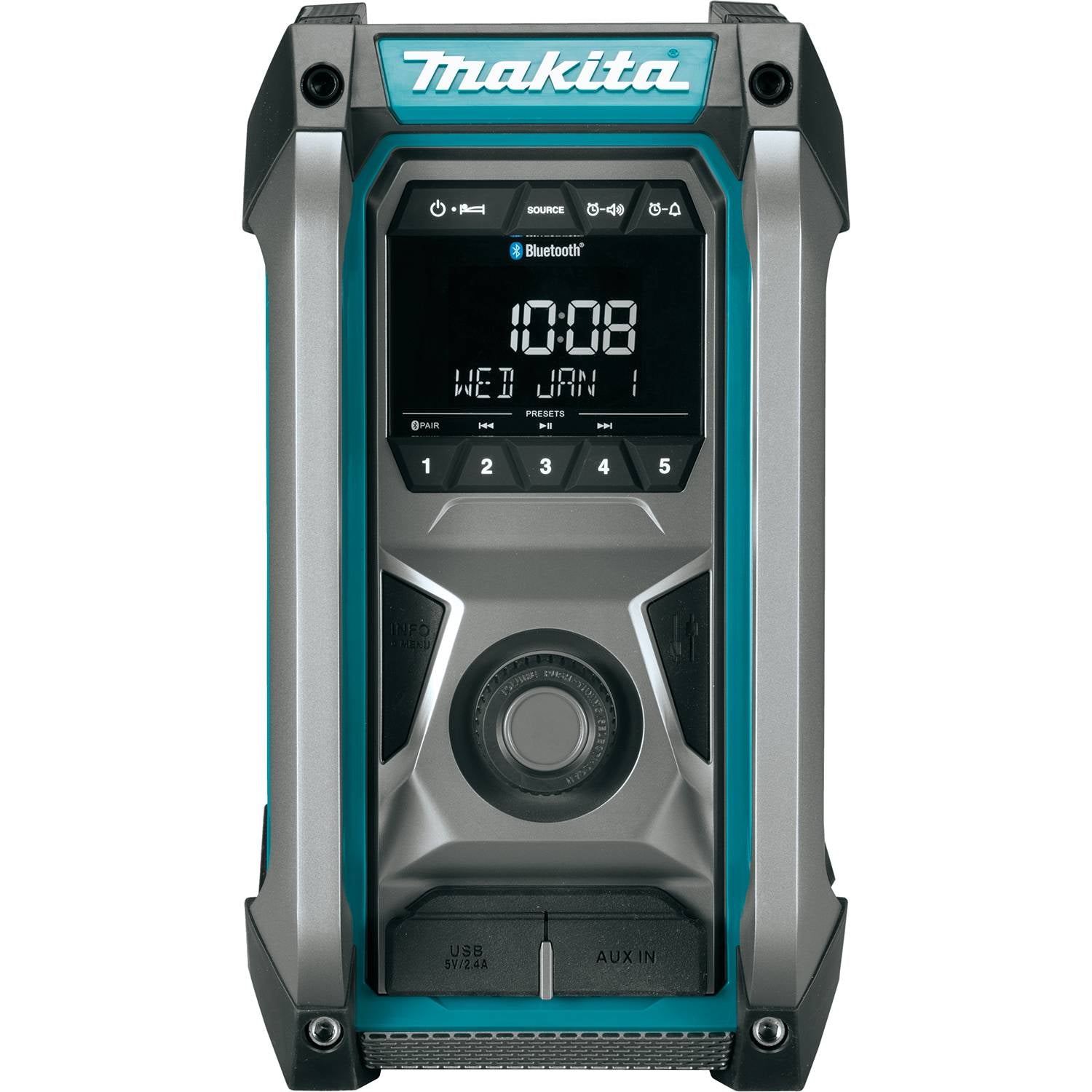 Makita GRM03 40V max XGT Cordless Bluetooth Job Site Radio, Tool Only - 3