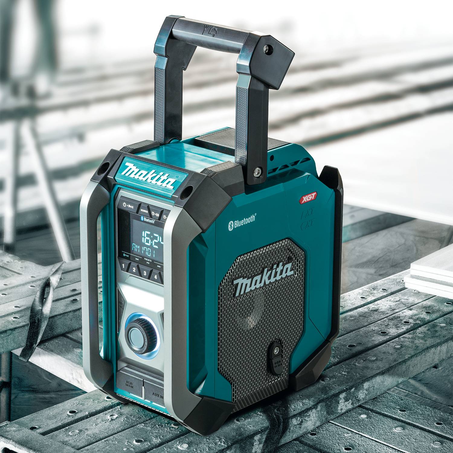 Makita GRM03 40V max XGT Cordless Bluetooth Job Site Radio, Tool Only - 6