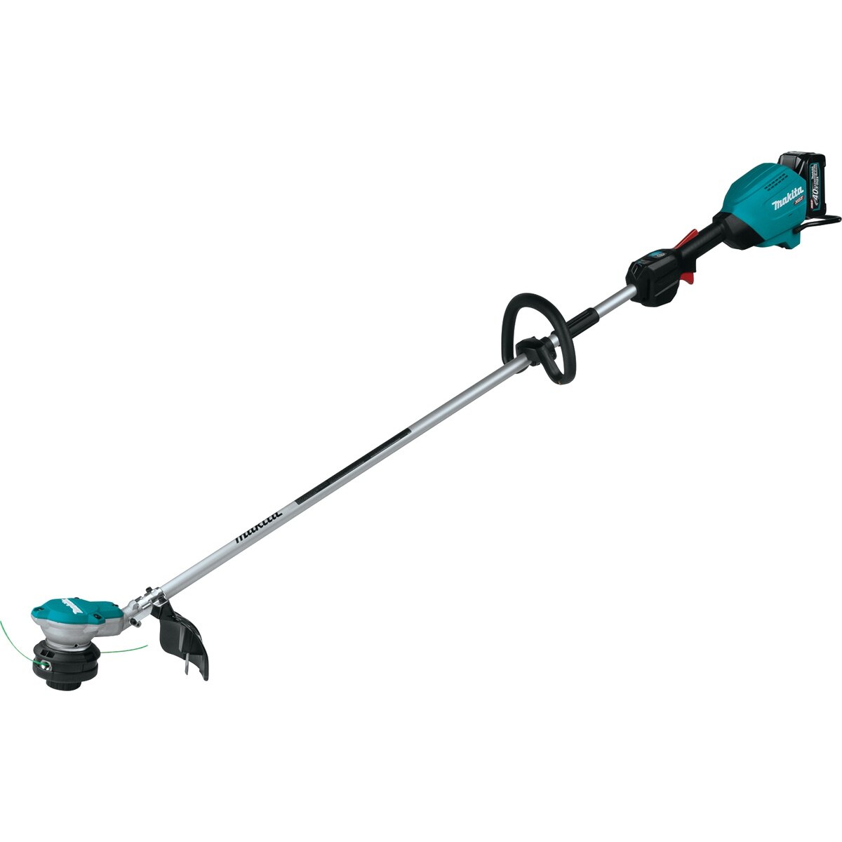Makita GRU01T 40V Max XGT Brushless Cordless 15 in String Trimmer Kit (2 5.0Ah Batteries, Charger)