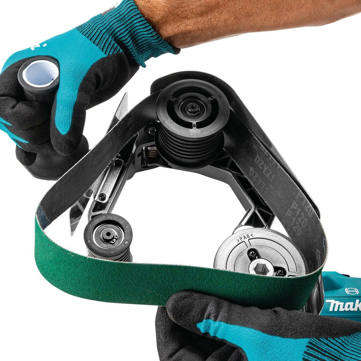 Makita GSB02Z 40V max XGT Brushless Cordless 1-9-16" x 30" Pipe Belt Sander Tool Only - 6