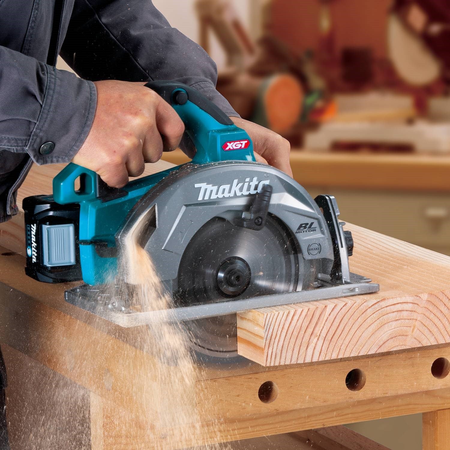 Makita GSH01M1 40V max XGT® 7-1/4" Circular Saw Kit, AWS® Capable, 4.0Ah - 6