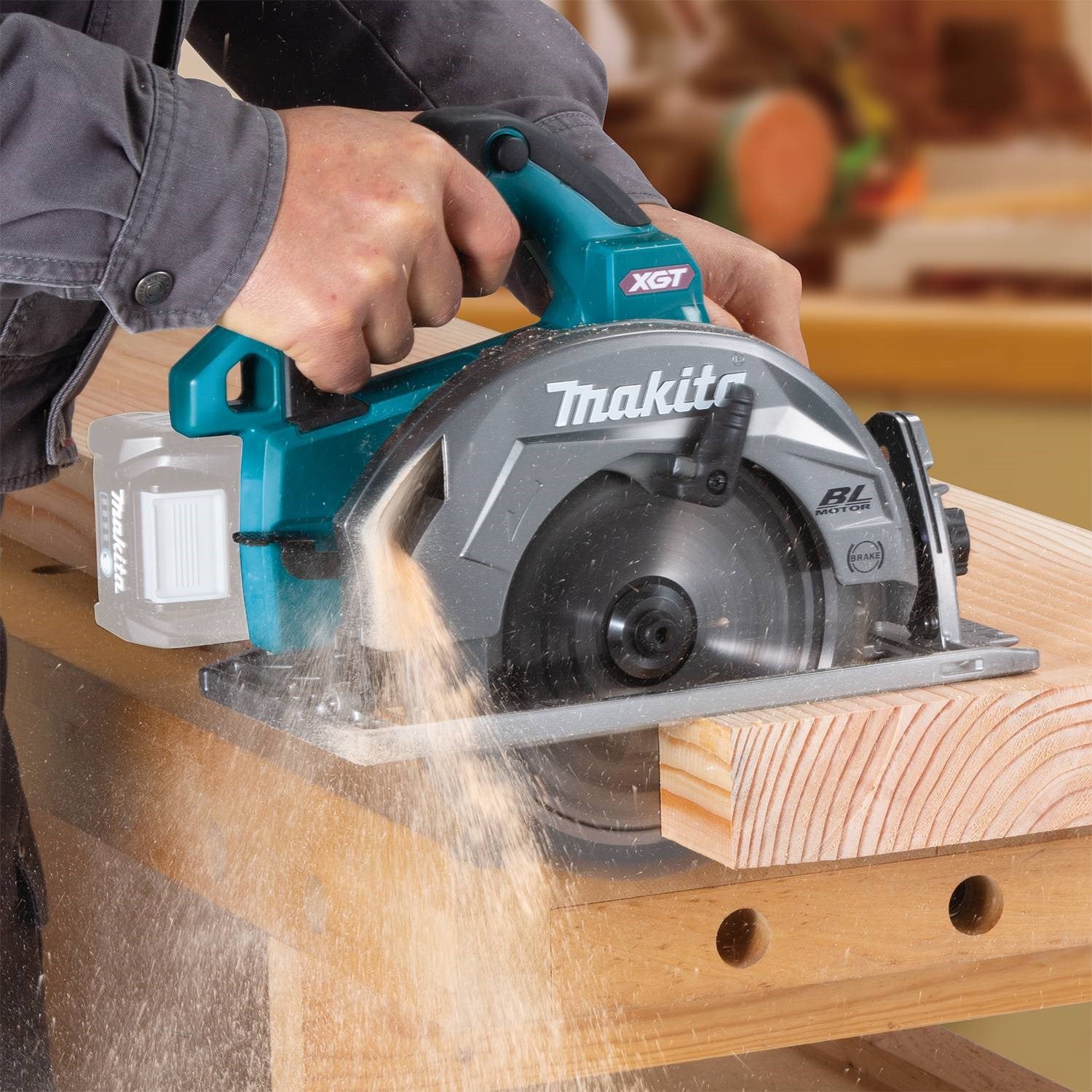 Makita GSH01Z 40V max XGT® 7-1/4" Circular Saw, AWS® Capable, Tool Only - 4