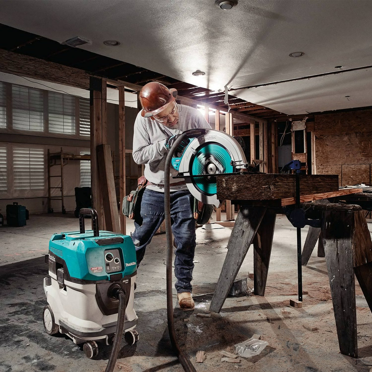 Makita GSH06Z 40V max XGT Brushless Cordless 16-5/16" Circular Saw Tool Only–High-Capacity Cordless - 30