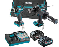 Makita GT202SU1D1 40V max XGT Brushless Cordless 2-Pc Combo Kit with Hammer Driver-Drill and Impact Driver (2 Batteries)