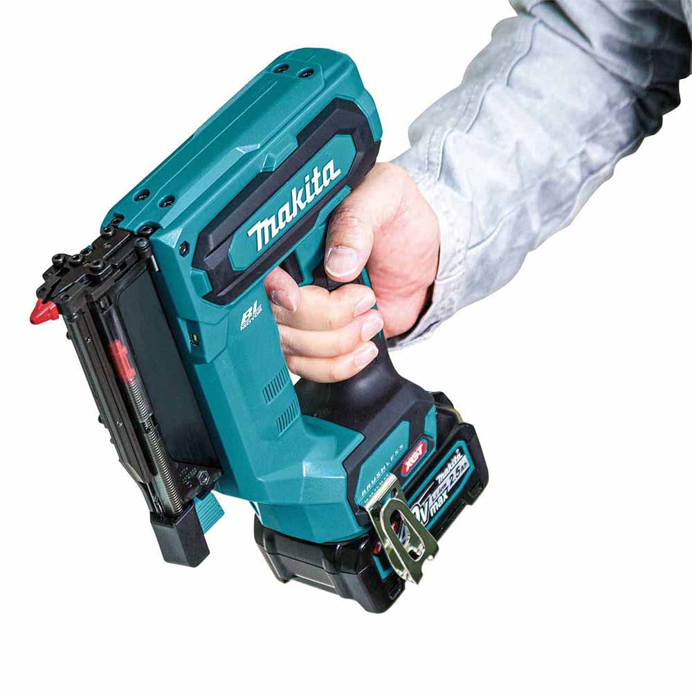 Makita GTP01D1 40V max XGT Brushless Cordless Pin Nailer Kit, 23 Ga. (2.5Ah) - 6