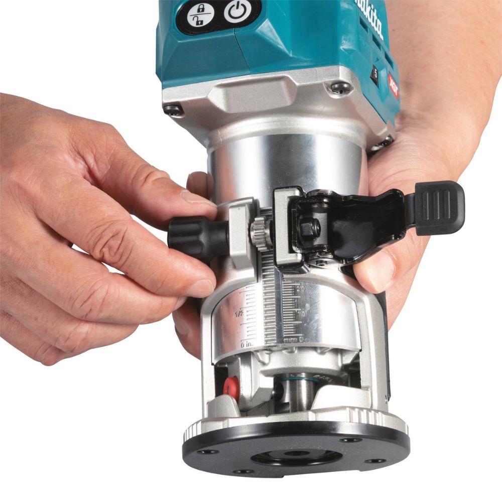 Makita GTR01D1 40V max XGT Brushless Cordless Compact Router Kit (2.5Ah) - 5