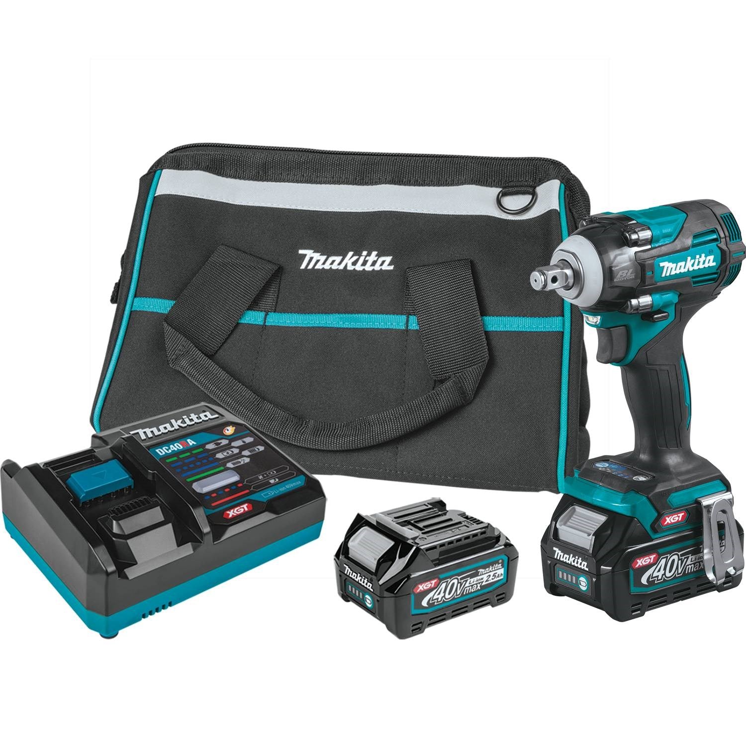 Makita GWT04D 40V max XGT® Impact Wrench Kit