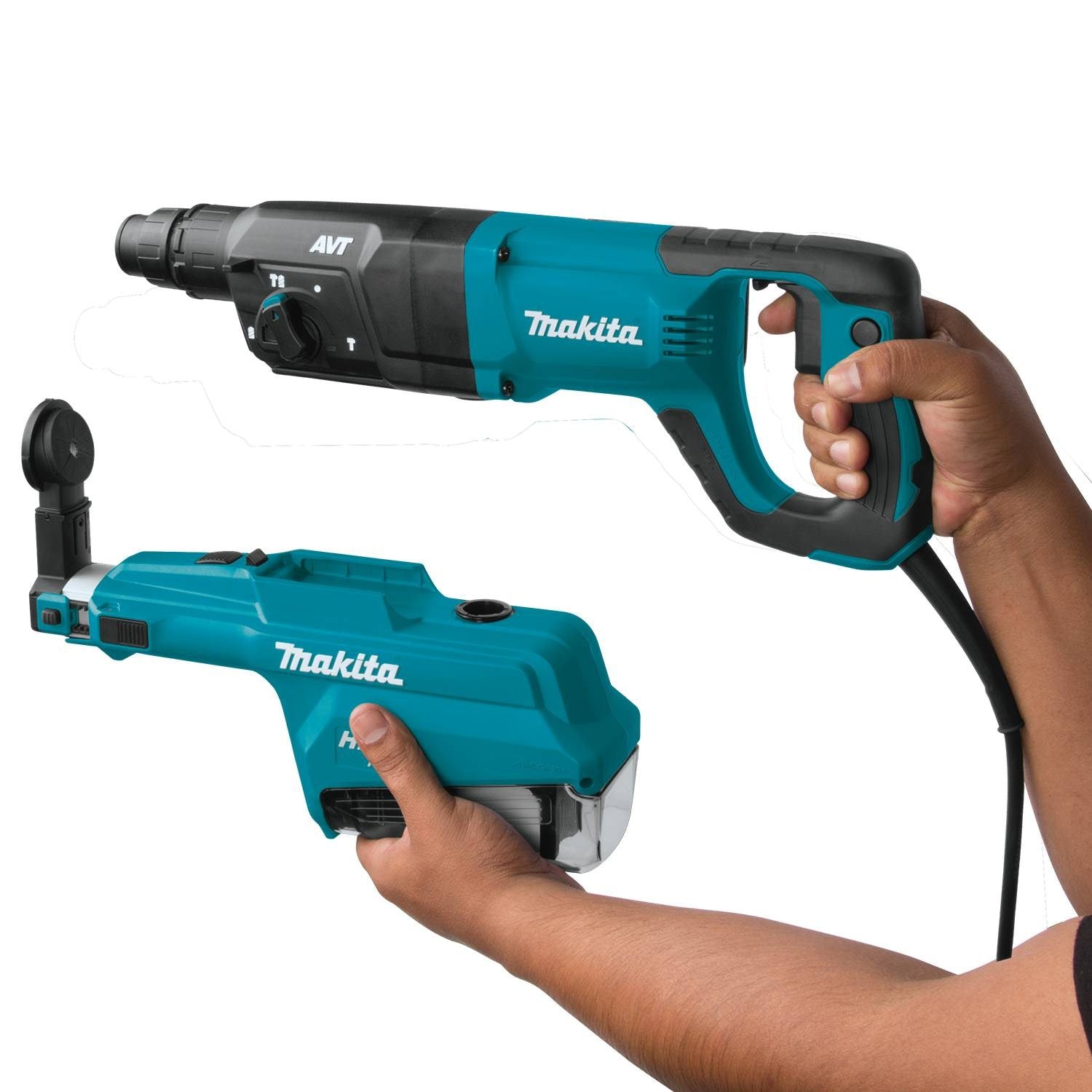 Makita HR2661 1" AVT Rotary Hammer, SDS-Plus Bits, with HEPA Extractor - 3