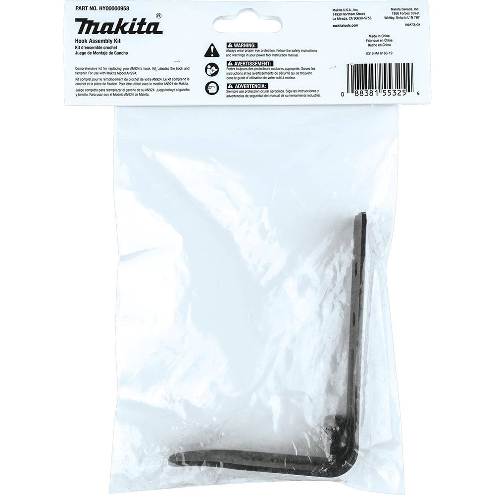 Makita HY00000958 Hook Assembly Kit, AN924 - 3