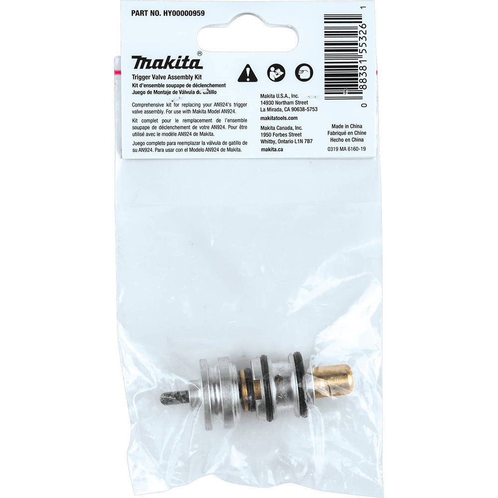 Makita HY00000959 Trigger Valve Assembly Kit, AN924 - 3