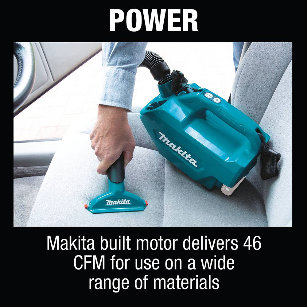 Makita LC09Z 12V max CXT Lithium-Ion Cordless Vacuum, Tool Only - 15