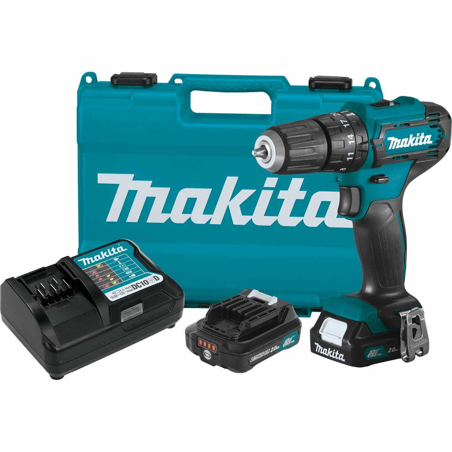 Makita PH06R1 12V max CXT 3/8" Hammer Driver-Drill Kit (2.0Ah)