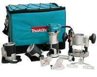 Makita RT0701CX3 1-1/4 HP Compact Router Kit with Dust Collection Attachments