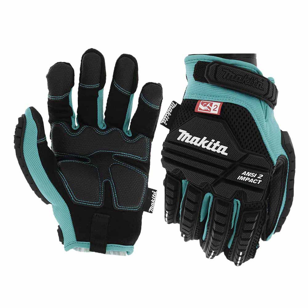 Makita T-04282 Advanced ANSI 2 Impact-Rated Demolition Gloves (Large)