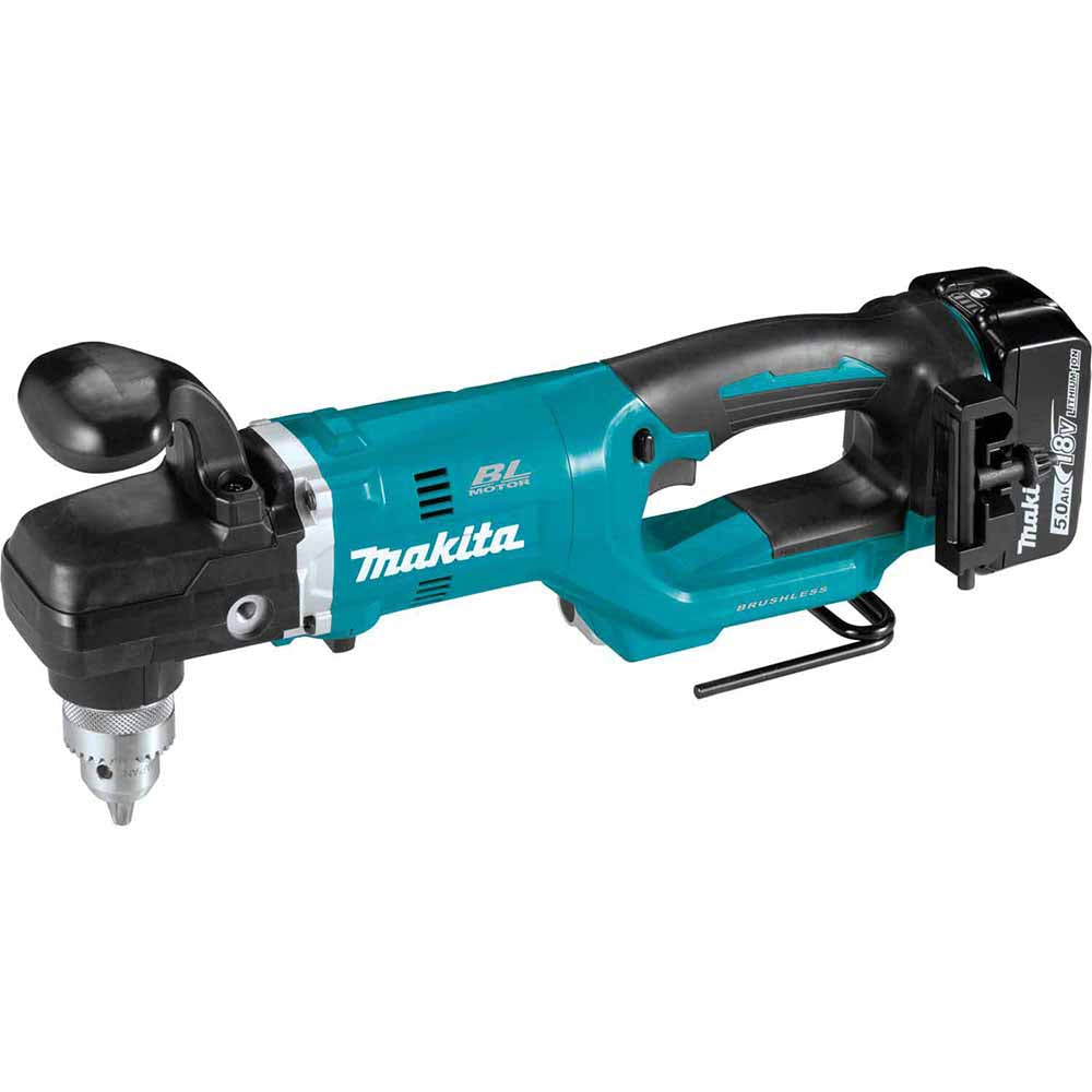 Makita XAD05T 18V LXT Lithium-Ion Brushless Cordless 1/2" Right Angle Drill Kit (5.0Ah) - 2