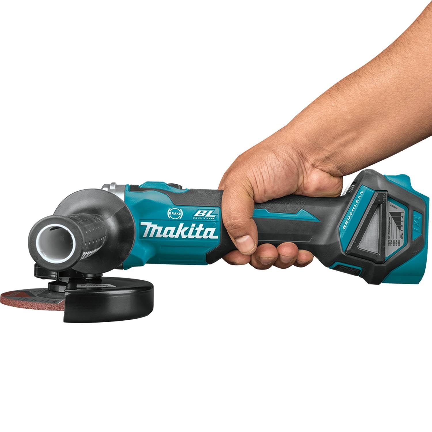 Makita XAG16Z 18V LXT Brushless Cordless 4-1/2" / 5" Cut-Off/Angle Grinder - 7