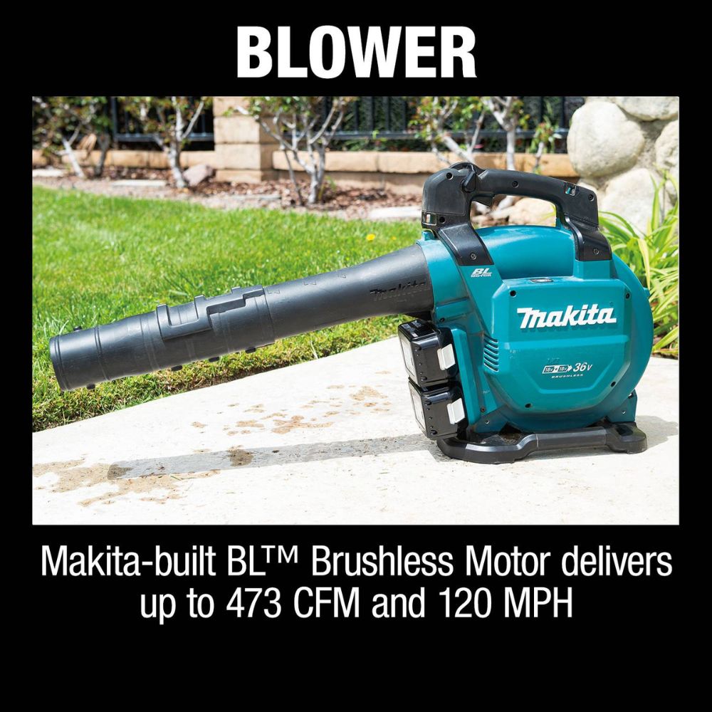 Makita XBU04PTV 18V X2 (36V) LXT Blower Kit with Vacuum Attachment Kit - 7