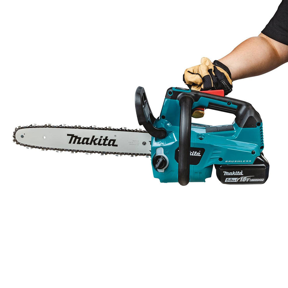 Makita XCU09PT 18V X2 (36V) LXT Brushless 16" Top Handle Chain Saw Kit - 11