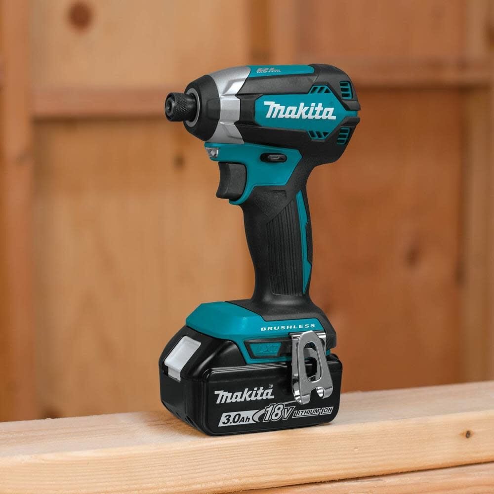 Makita XDT131X2 18V LXT Lithium-Ion Brushless Cordless 2 Pc. Combo Kit, XDT13Z, DML186W, bag (3.0Ah) - 9