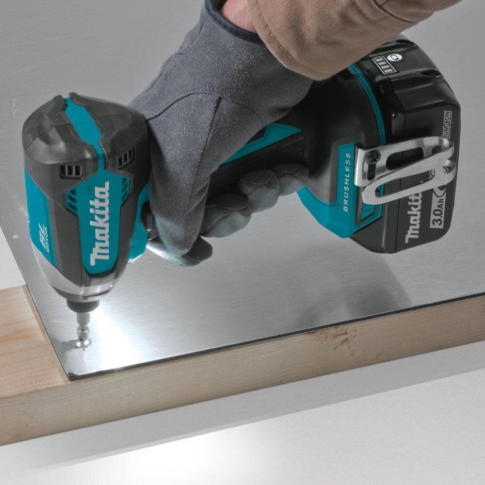 Makita XDT131X2 18V LXT Lithium-Ion Brushless Cordless 2 Pc. Combo Kit, XDT13Z, DML186W, bag (3.0Ah) - 11