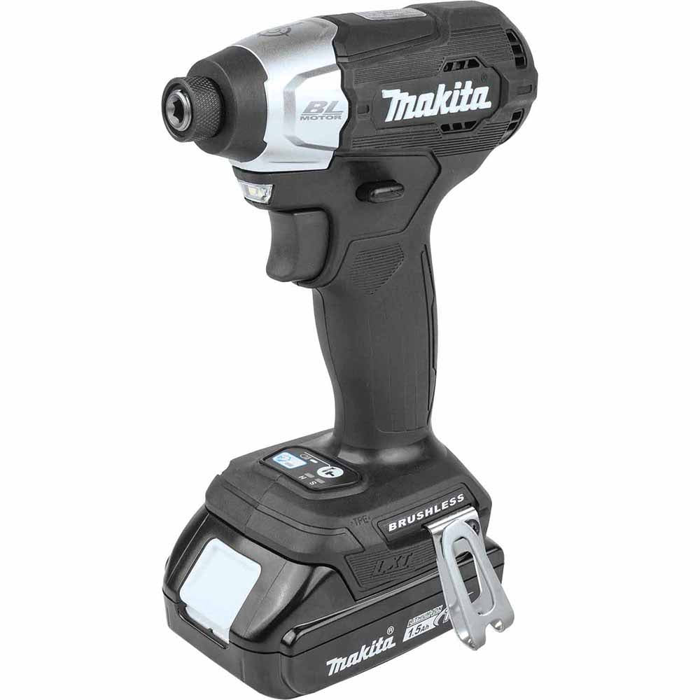 Makita XDT18SY1B 18V LXT Lithium‑Ion Sub‑Compact Brushless Cordless Impact Driver Kit (1.5Ah) - 3