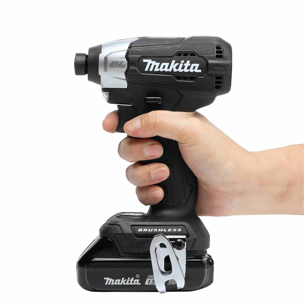 Makita XDT18SY1B 18V LXT Lithium‑Ion Sub‑Compact Brushless Cordless Impact Driver Kit (1.5Ah) - 6