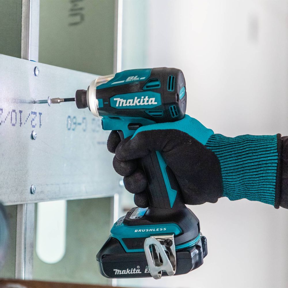 Makita XDT19R 18V LXT Lithium-Ion Compact Brushless Cordless Quick-Shift Mode 4-Speed Impact Driver Kit (2.0Ah) - 9