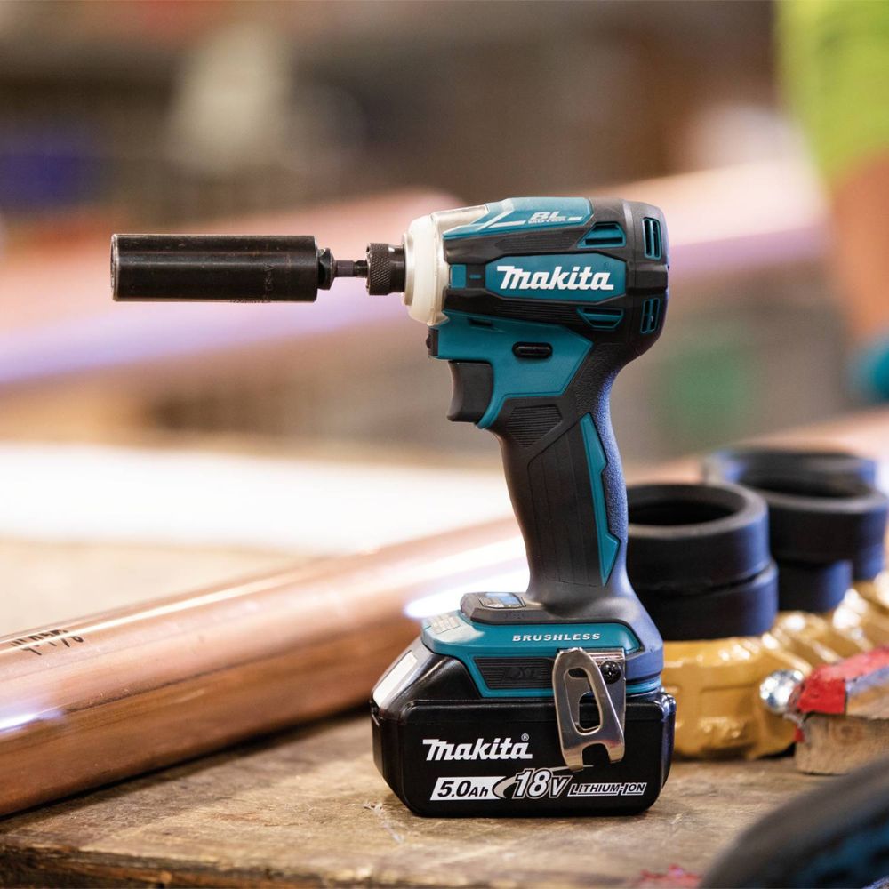 Makita XDT19T 18V LXT Lithium-Ion Brushless Cordless Quick-Shift Mode 4-Speed Impact Driver Kit (5.0Ah) - 7