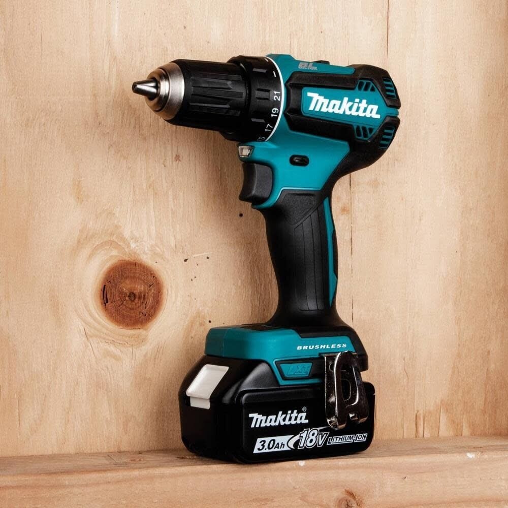 Makita XFD131X2 18V LXT Lithium-Ion Brushless Cordless 2 Pc. Combo Kit, XFD13, DML186W, bag (3.0Ah) - 8