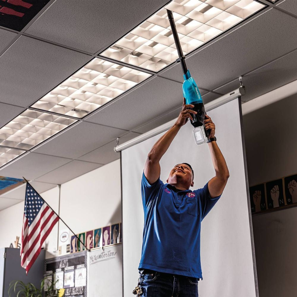 Makita XLC08ZB 18V LXT Lithium-ion Compact Brushless Cordless Vacuum, Trigger w/ Lock (Tool Only) - 14