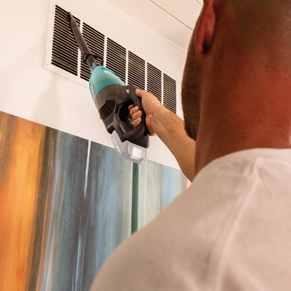 Makita XLC08ZB 18V LXT Lithium-ion Compact Brushless Cordless Vacuum, Trigger w/ Lock (Tool Only) - 17