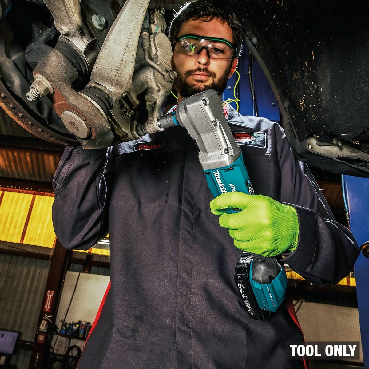 Makita XLT04Z 18V LXT Brushless Cordless High Torque 1/2" Square Drive Angle Impact Wrench with Friction Ring (Tool Only) - 8