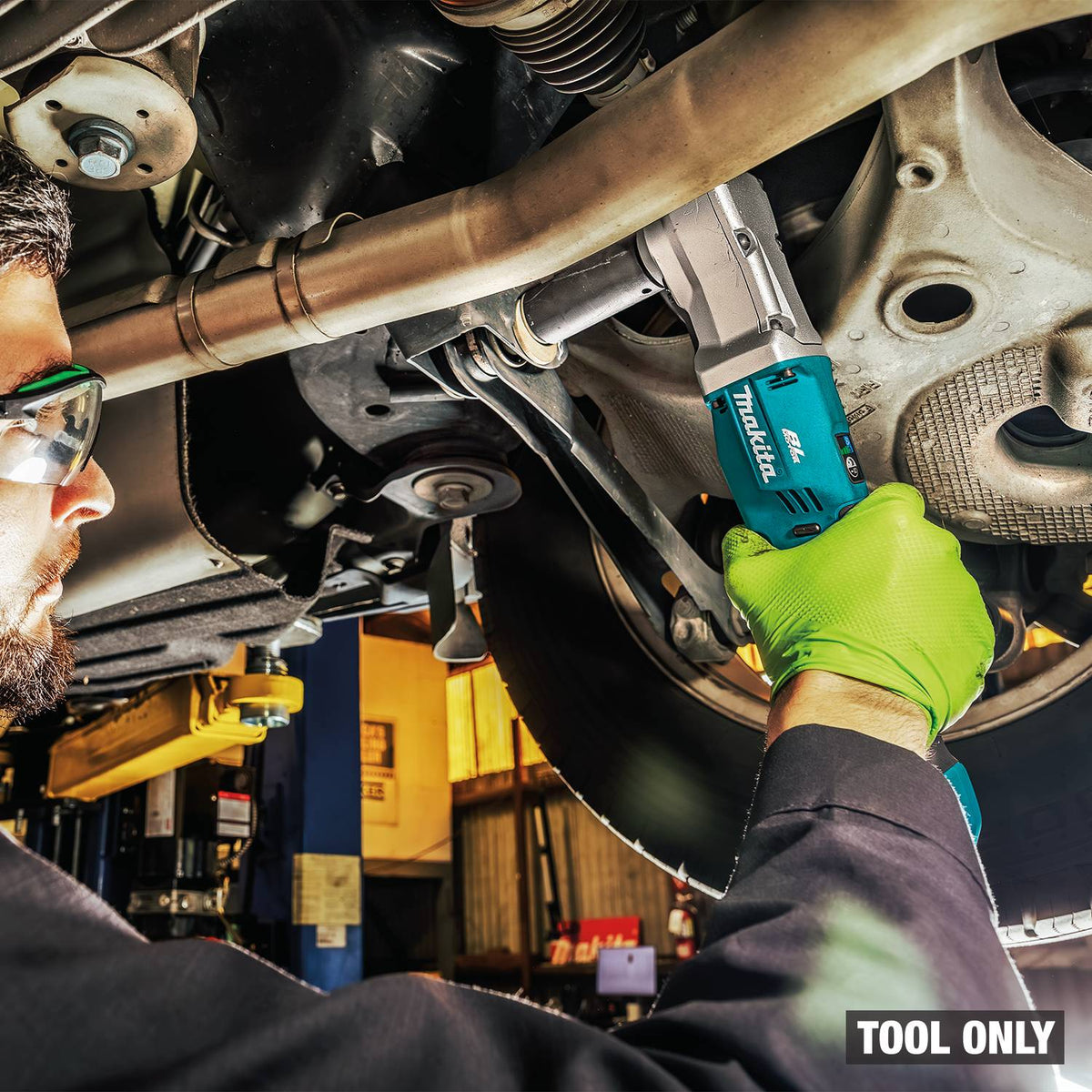 Makita XLT04Z 18V LXT Brushless Cordless High Torque 1/2" Square Drive Angle Impact Wrench with Friction Ring (Tool Only) - 9