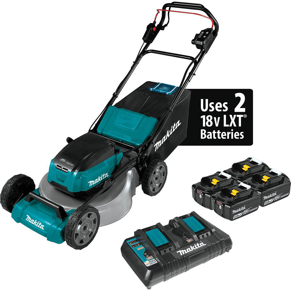 Makita XML06PT1 18V X2 (36V) LXT 18" Self Propelled Lawn Mower Kit - 2