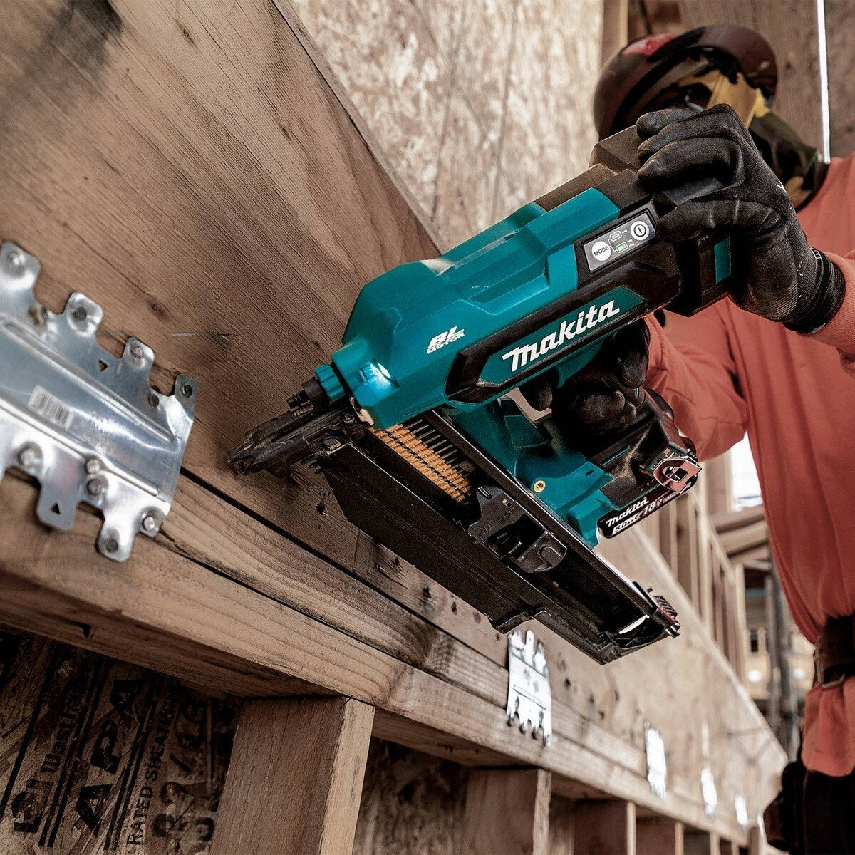Makita XNB03M1 18V LXT Lithium-Ion Brushless Cordless 21" Full Round Head 3-1/2" Framing Nailer Kit (4.0Ah) - 6