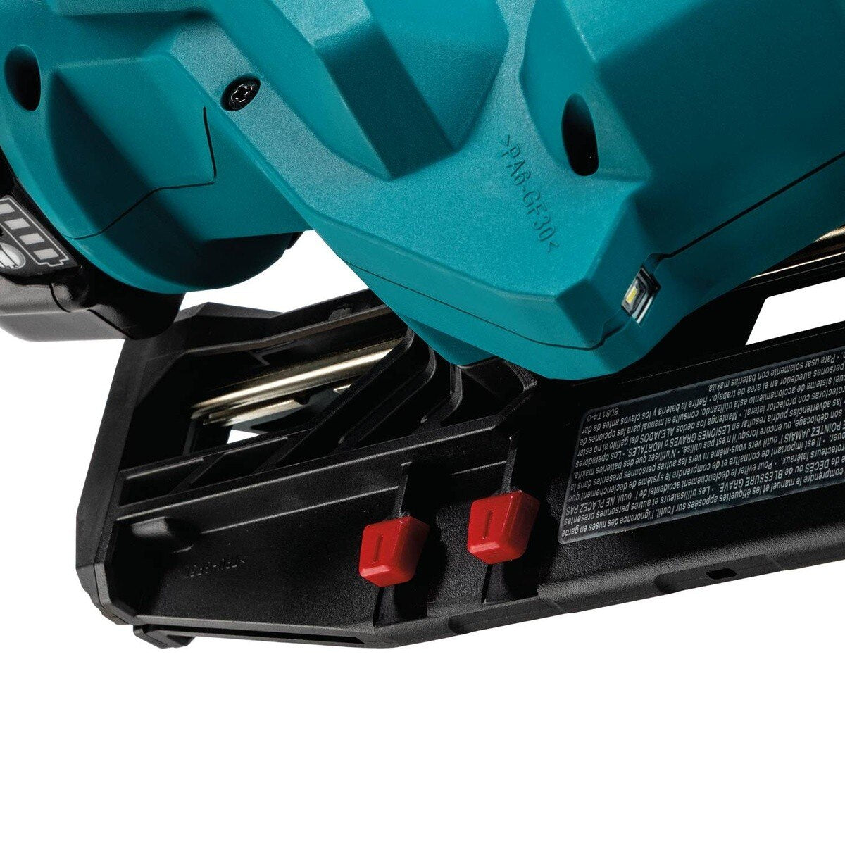 Makita XNB08Z 18V LXT Lithium-Ion Brushless Cordless 2-1/2" Angled Finish Nailer 15 Ga. (Tool Only) - 6