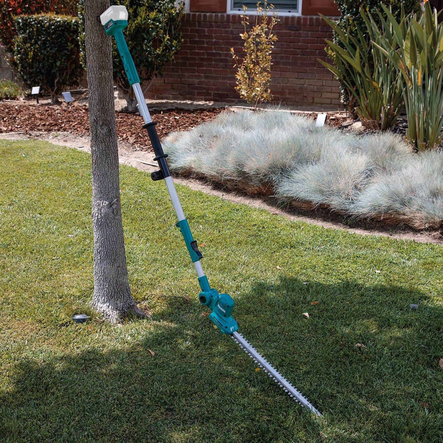 Makita XNU05Z 18V LXT 18" Telescoping Articulating Pole Hedge Trimmer - 10