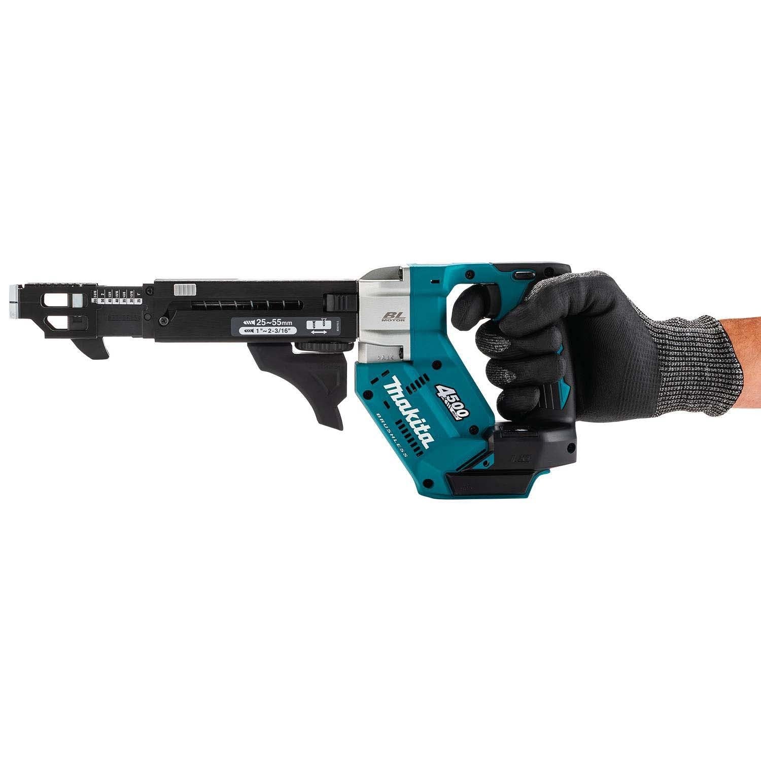 Makita XRF04Z 18V LXT Brushless Cordless 4500 RPM Autofeed Screwdriver 15-5/8 in Tool Only - 2
