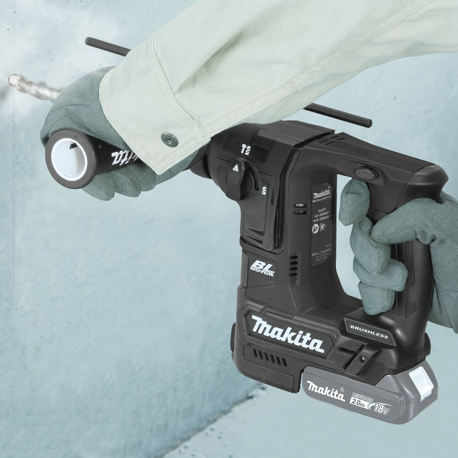 Makita XRH06ZB 18V LXT Sub-Compact Brushless 11/16" Rotary Hammer - 6