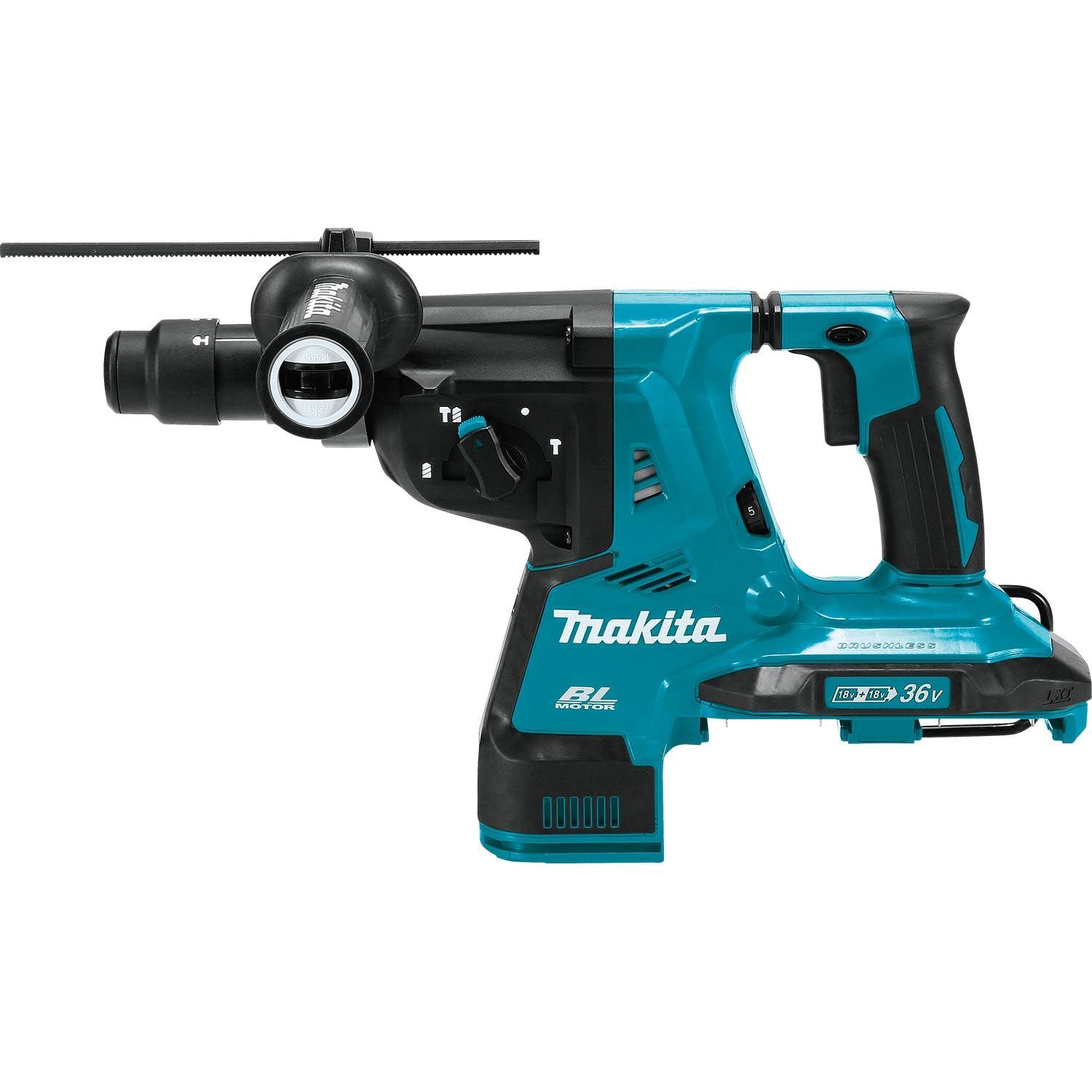 Makita XRH11Z 18V X2 LXT (36V) Brushless 1-1/8" Rotary Hammer, SDS-Plus - 5