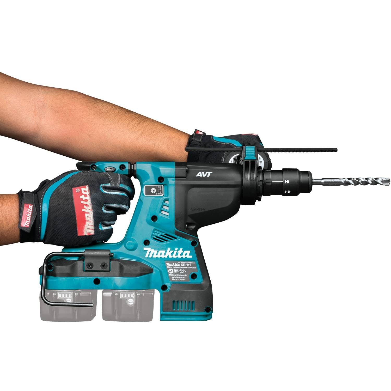 Makita XRH11Z 18V X2 LXT (36V) Brushless 1-1/8" Rotary Hammer, SDS-Plus - 9