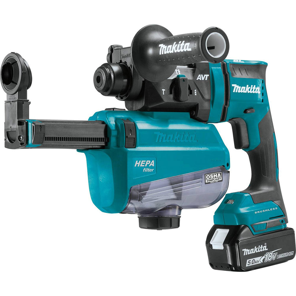 Makita XRH12TW 18V LXT Lithium-Ion Brushless 11/16" AVT Rotary Hammer - 2