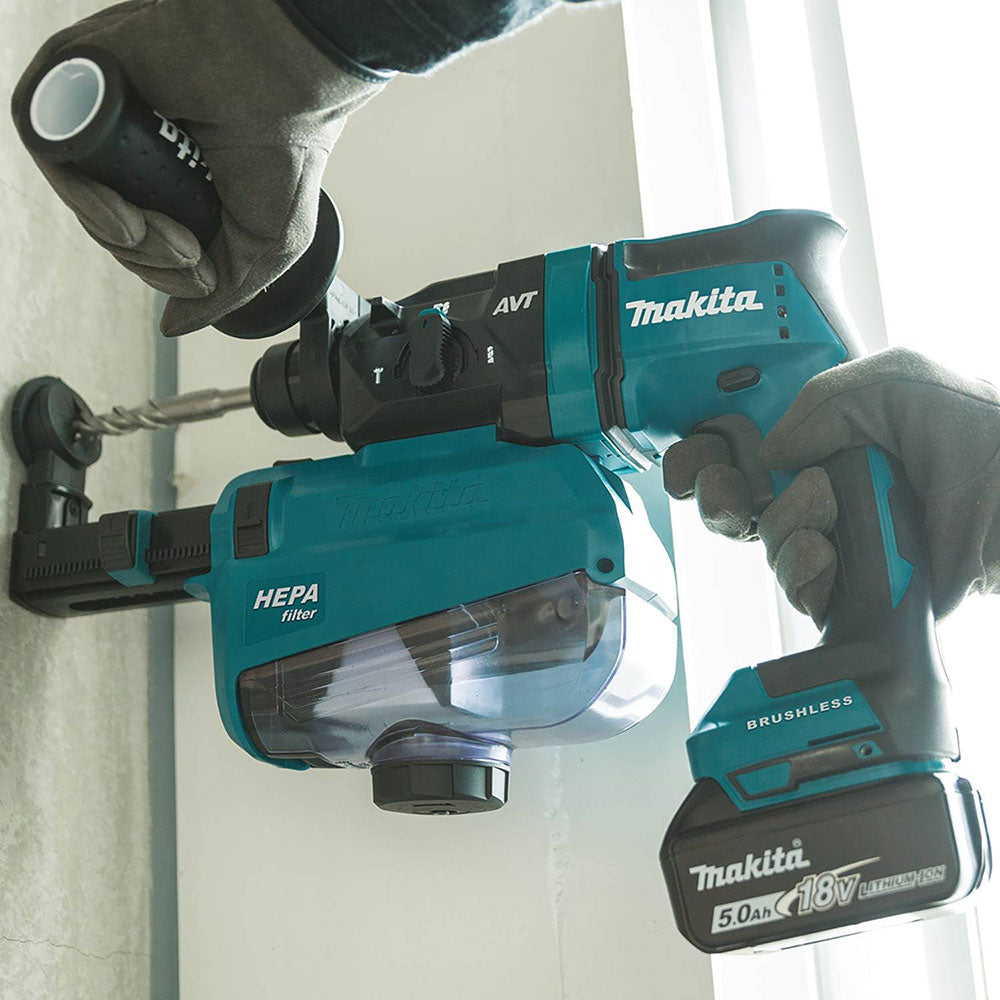 Makita XRH12TW 18V LXT Lithium-Ion Brushless 11/16" AVT Rotary Hammer - 3