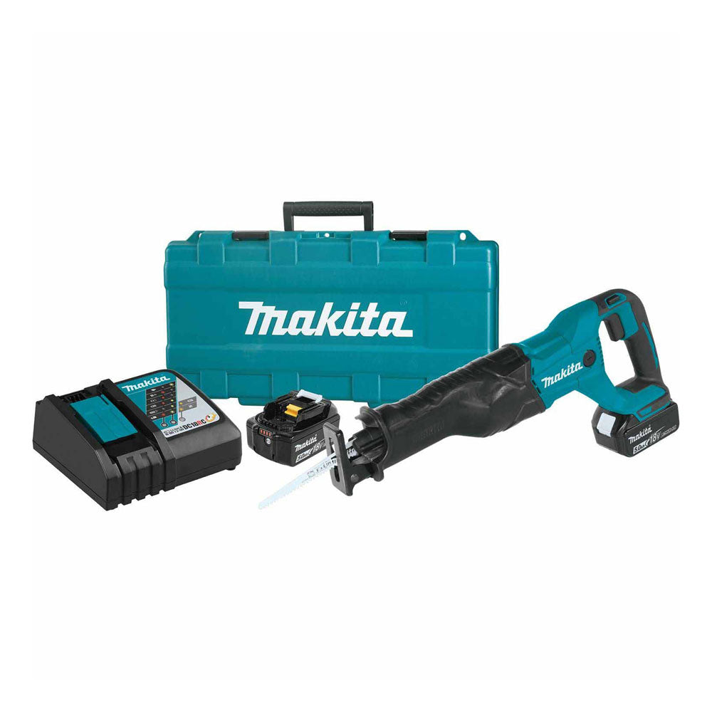 Makita XRJ04T 18V LXT Li-Ion Cordless Reciprocating Saw Kit 5.0Ah